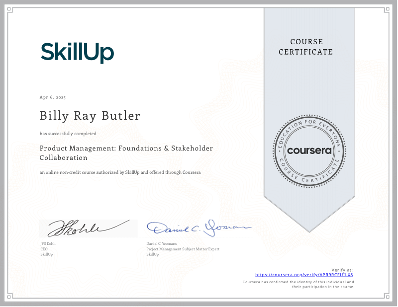 Product Management: Foundations & Stakeholder Collaboration