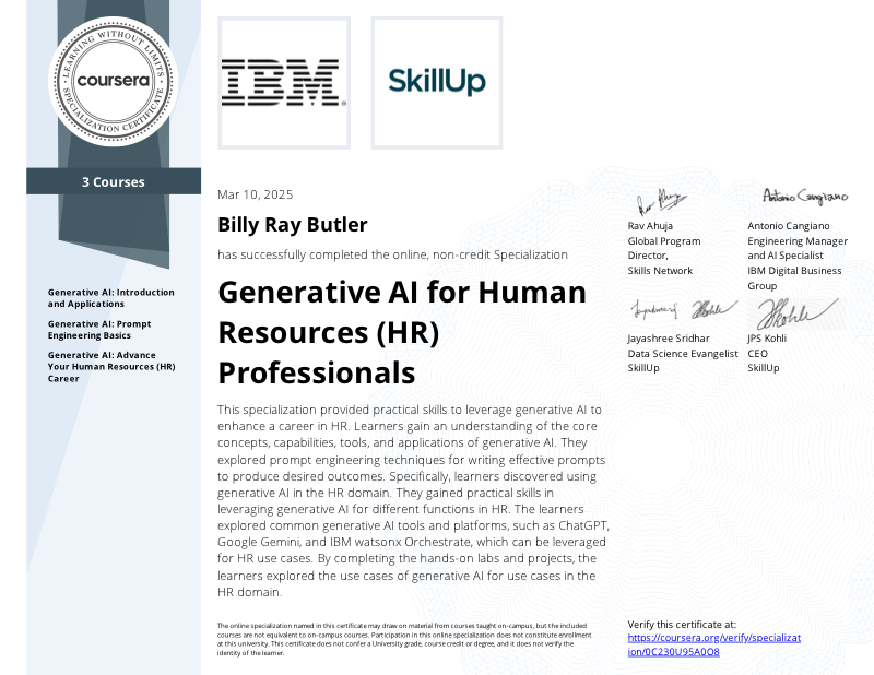 GenAI for HR Professionals