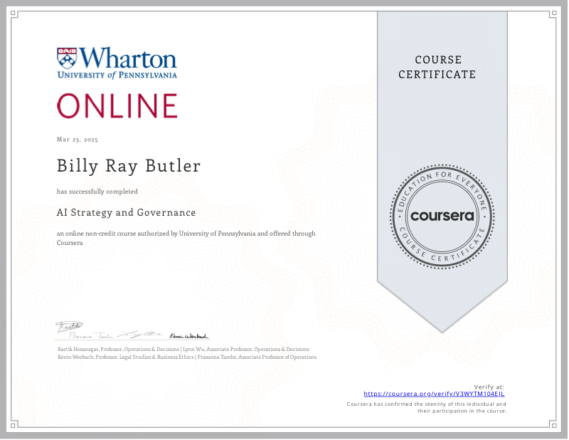 AI Strategy and Governance